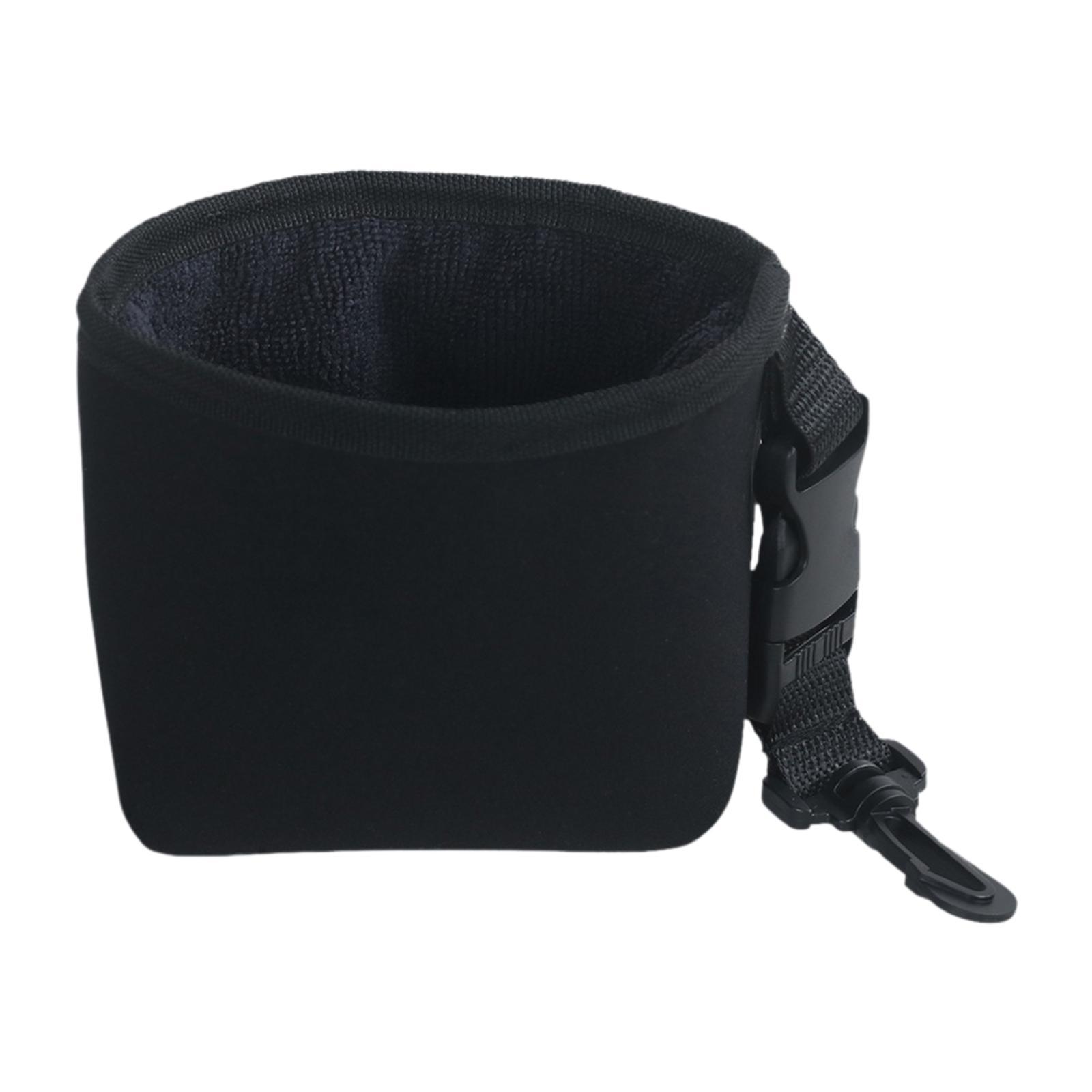 Golf Club Cleaning Bag Black