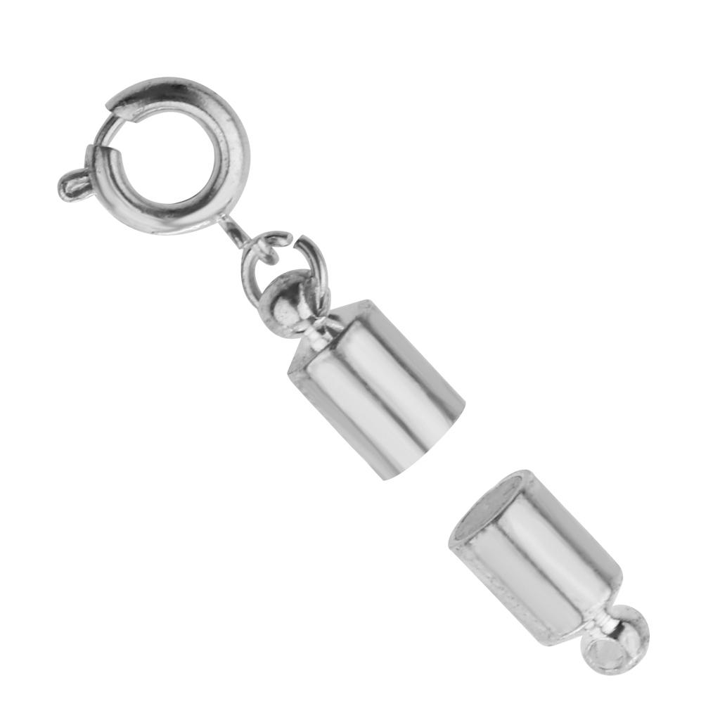 5Pcs Magnetic Clasps Lobster Barrel Copper Silver