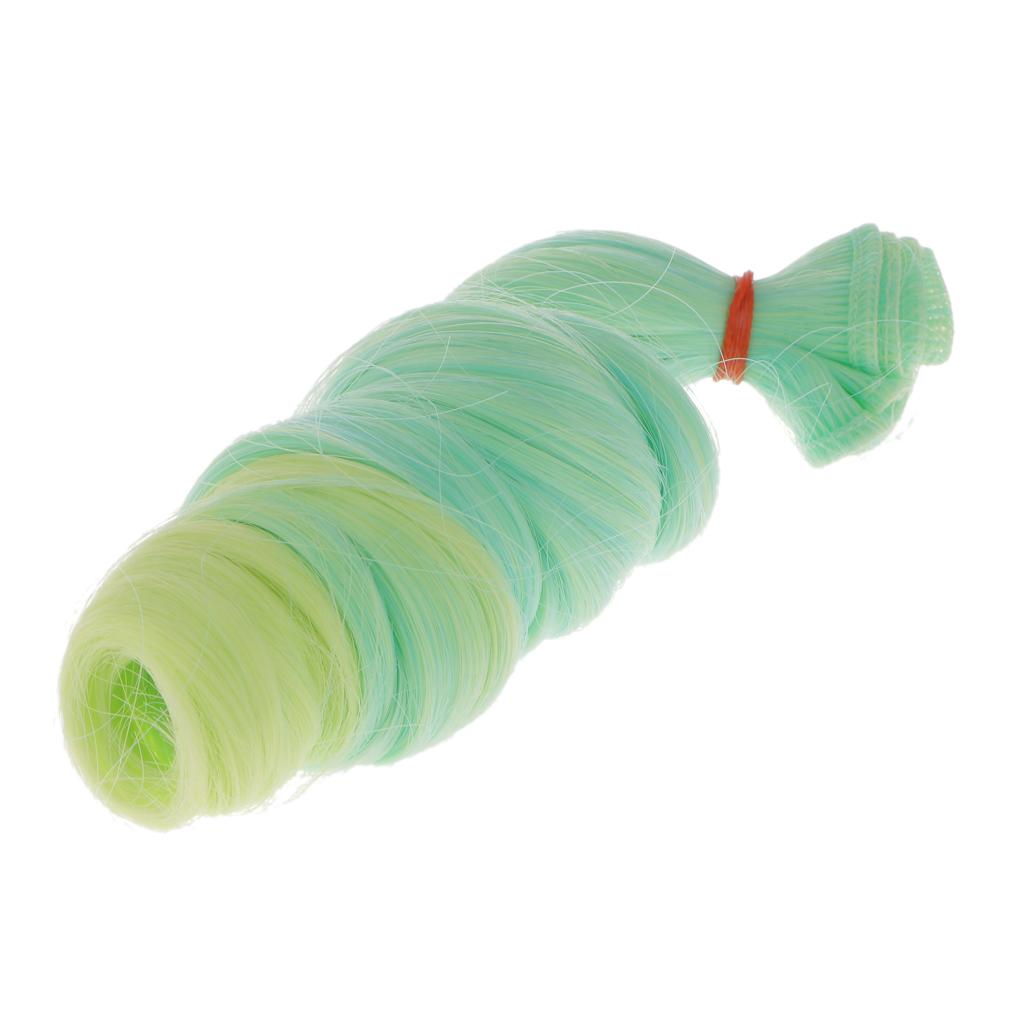 15x100cm DIY Wig Curly Hair for BJD Dolls #16