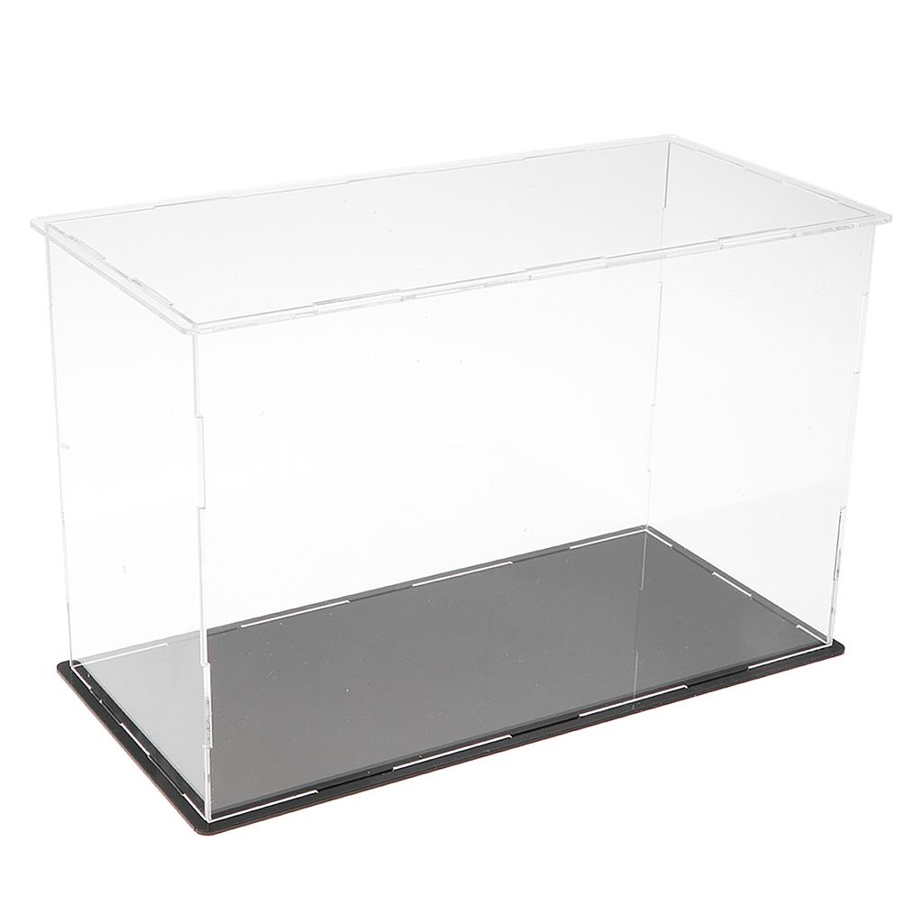 Clear Perspex Display Case Acrylic Box Dustproof For Figure Car Model ...