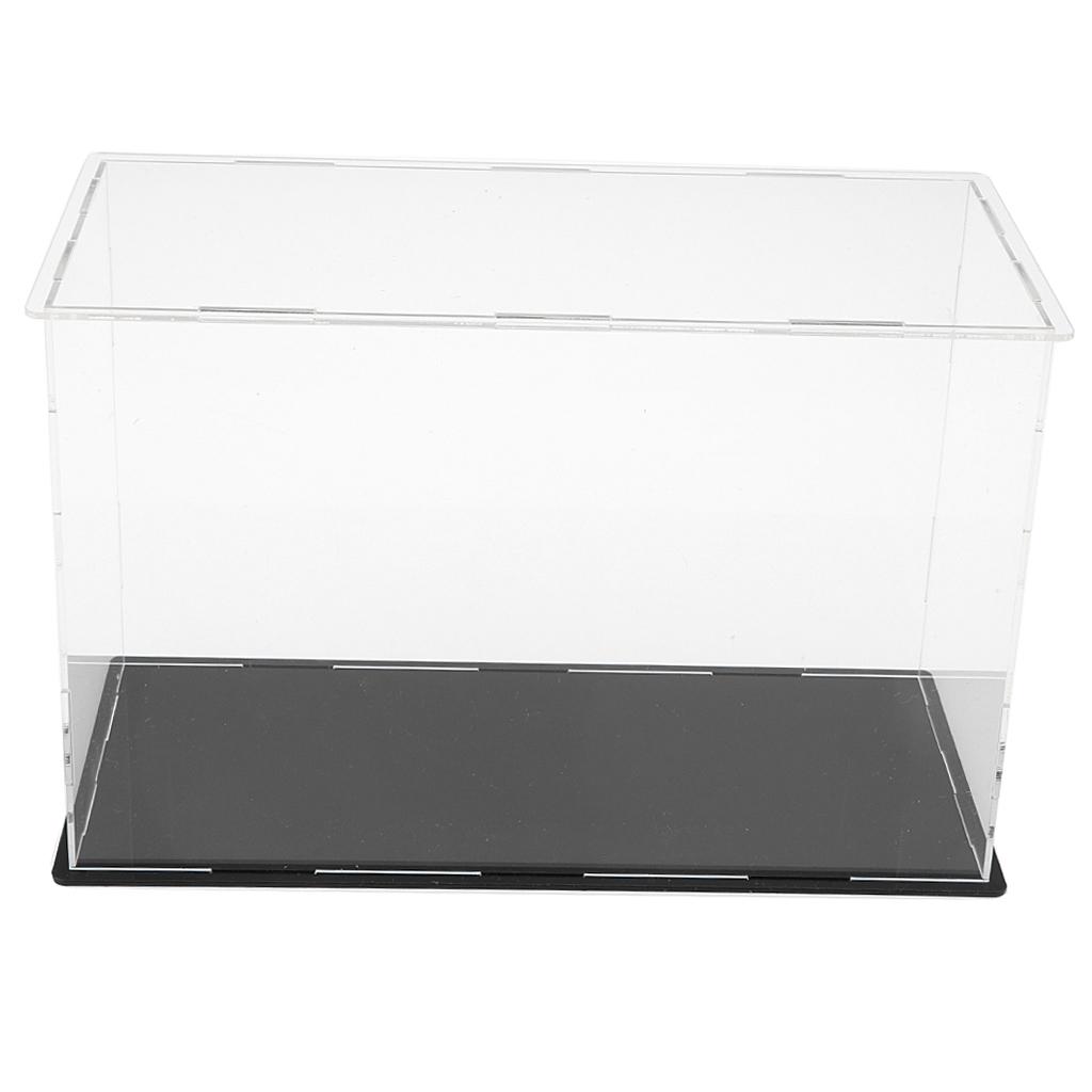 Clear Perspex Display Case Acrylic Box Dustproof For Figure Car Model ...