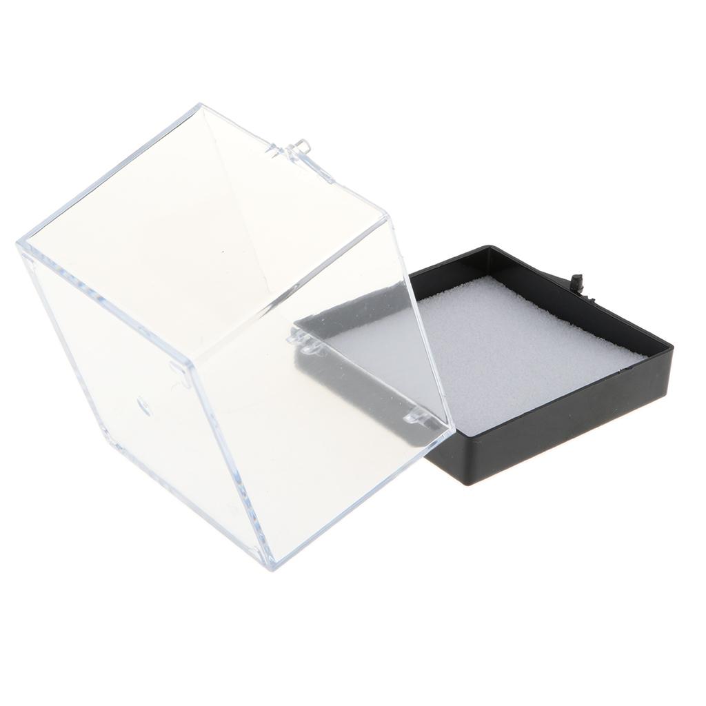 6.5x6.5x7cm Transparent Dustproof Display Case for Rock & Mineral Collection