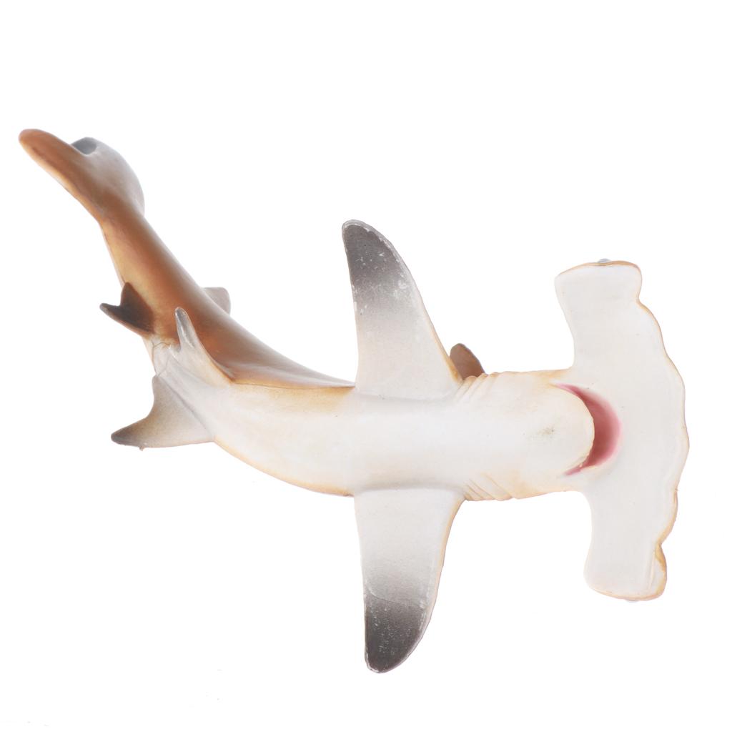 Realistic Hammerhead Shark Ocean Animal Action Figure Model Toys for Kids