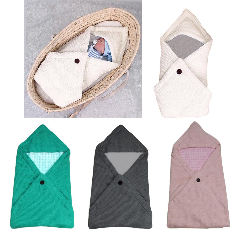 Newborn Baby Toddler Sleeping Bag Warm Wrap Blanket Sleep Bedding Plush