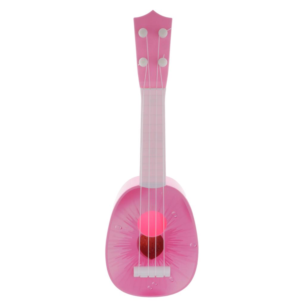 12.6inch Mini Kids Classical 4 String Ukulele Guitar Musical Toy Juicy Peach
