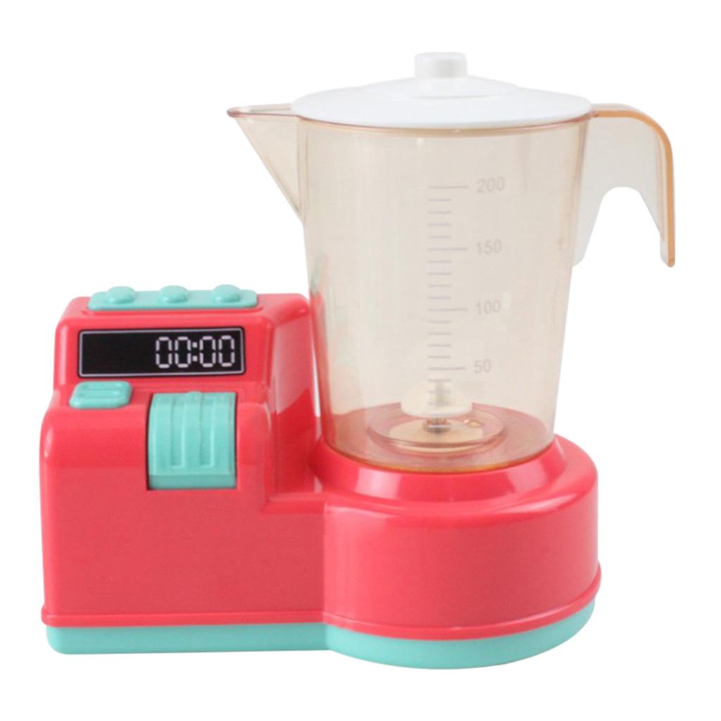 Simulation Kitchen Appliance Kids Pretend Role Play Toy Juicer w/ Lights 