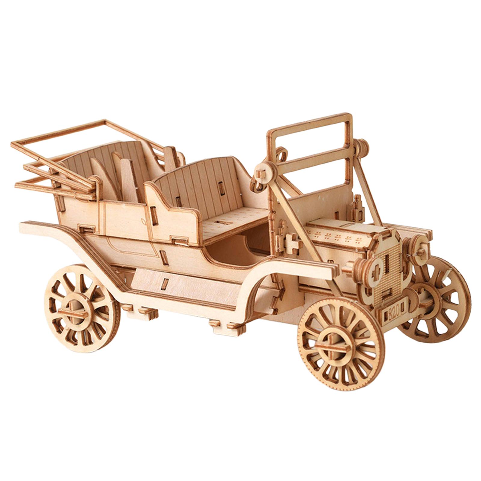 Wooden Classic Car Puzzle