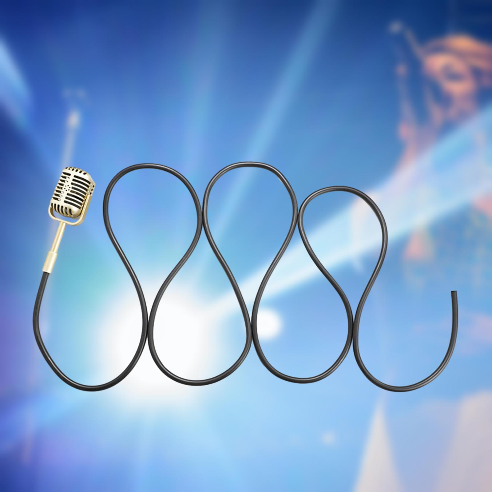 Pretend Play Toy Multipurpose Role Playing Retro Hanging Microphone Prop