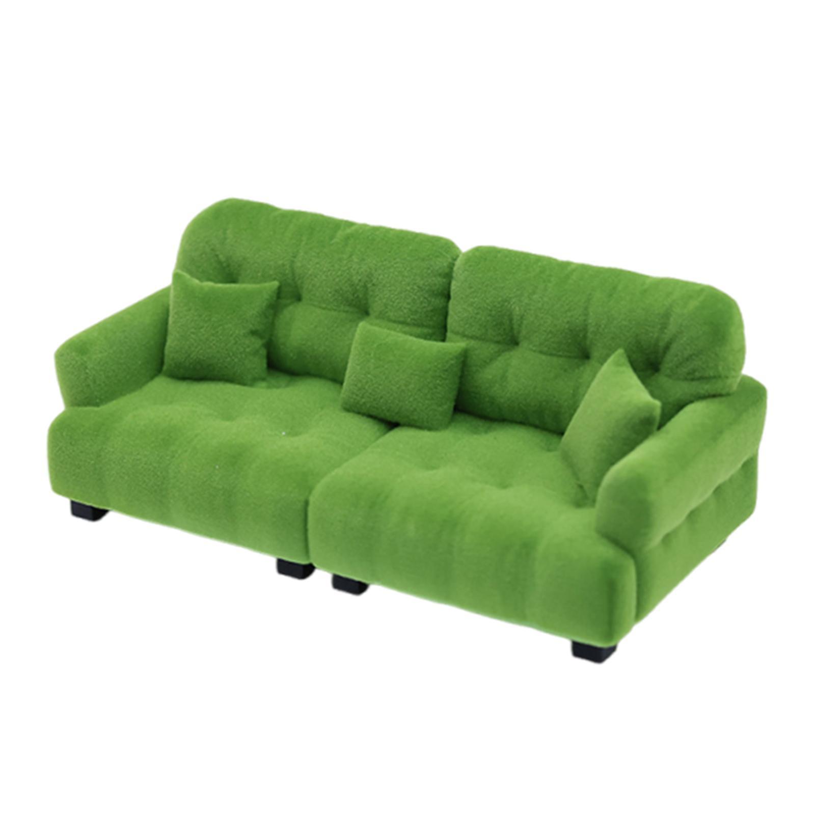 Miniature Sofa 1 12 Green