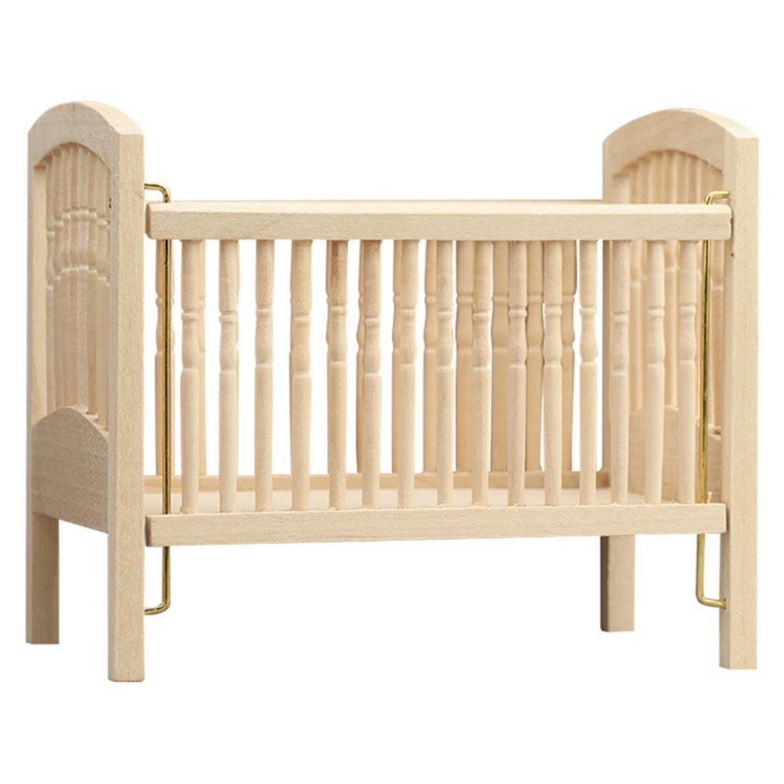 Dollhouse Crib 1:12 Scale