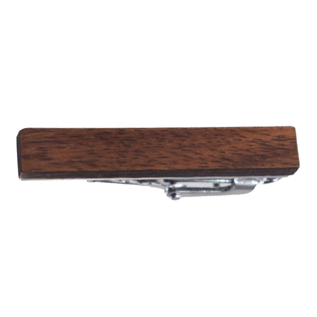 Wood Tie Clip Walnut