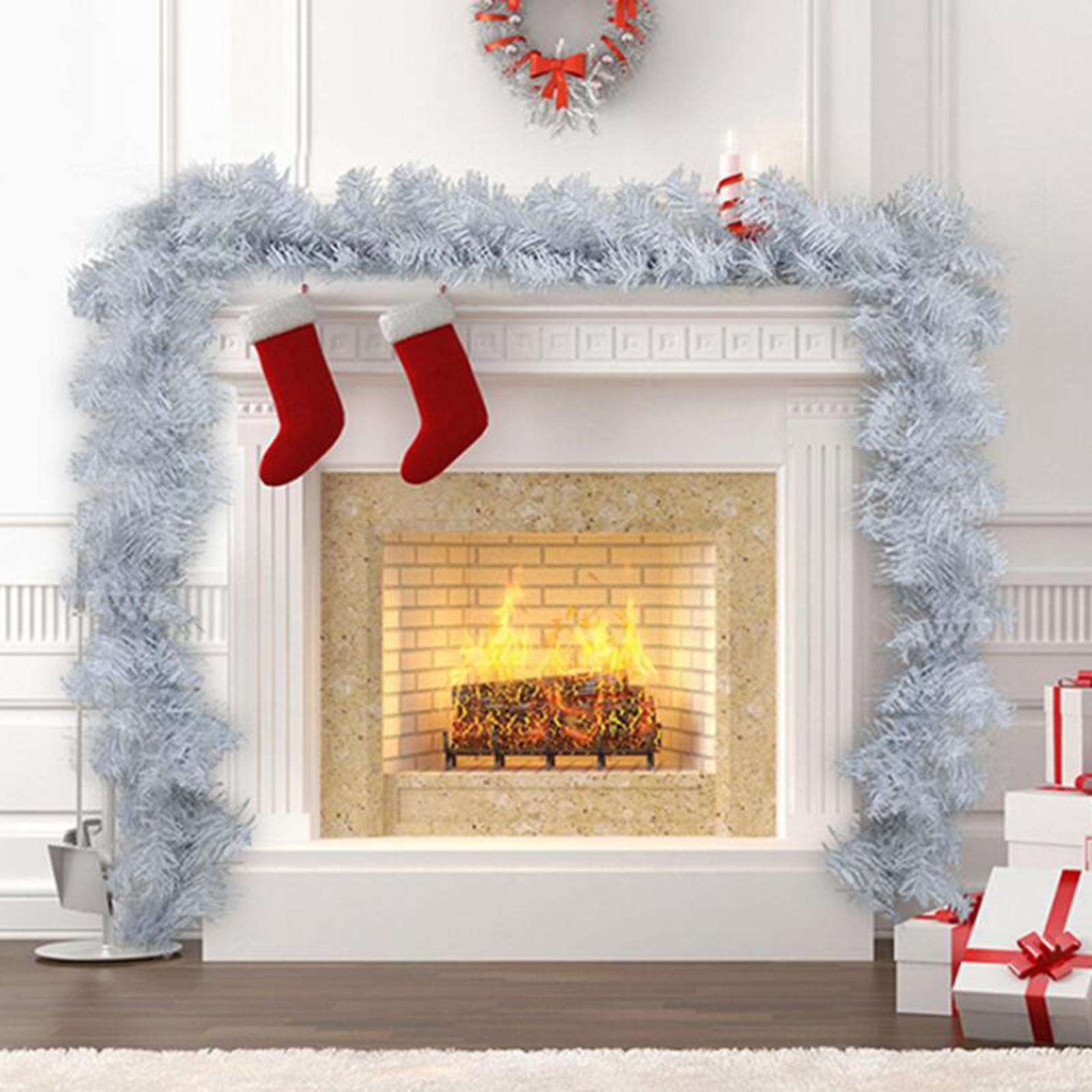 Artificial Christmas Garland Christmas Tinsel for Parade Floats Stair Indoor