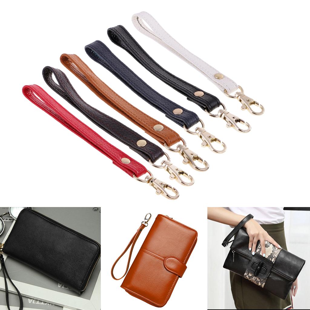 Genuine Leather Replacement Wrist Strap For Clutch Wristlet Purse 2 Lot