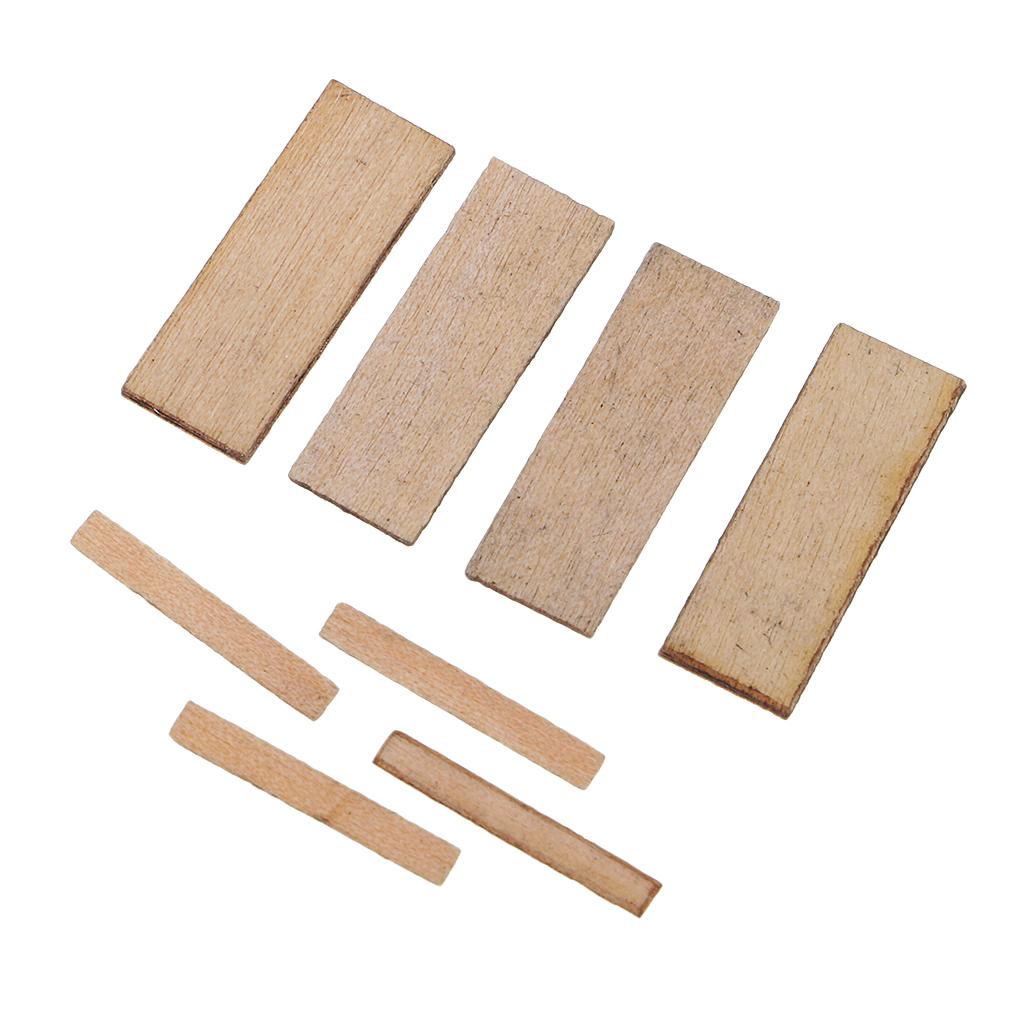 Woodcraft Construction Kit Wooden Model Door Window Building Puzzle Gift #1