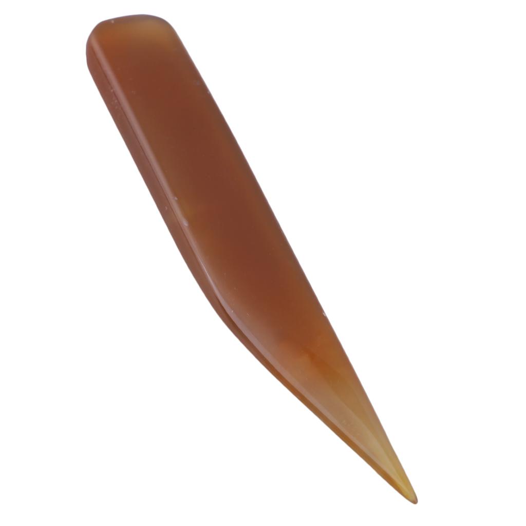 9cm Natural Polishing Agate Burnisher Knife Jewelry Buffing Burnishing Tools