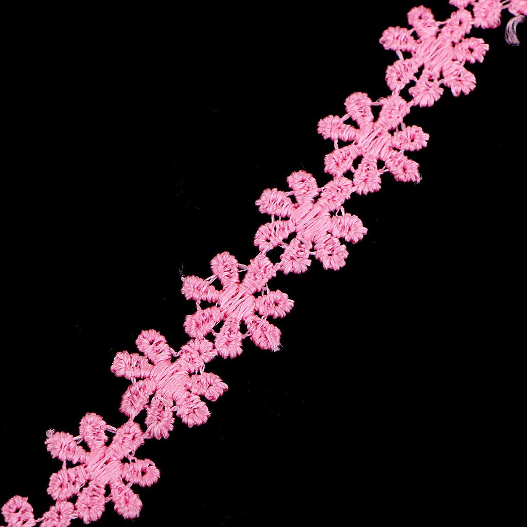 15Yards Daisy Lace Trim Crochet Flower Ribbon Sewing Dressmaking Edging