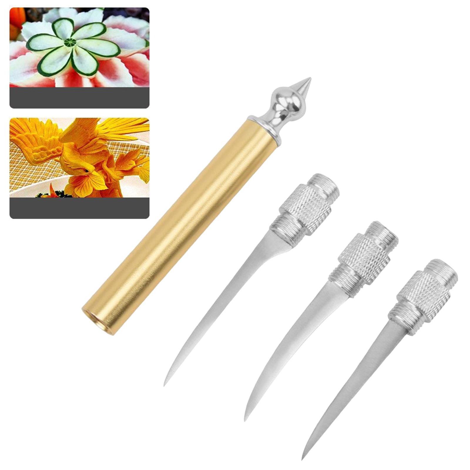 Fruit Carving Tool Set culinary Food Stainless Steel Kitchen Home