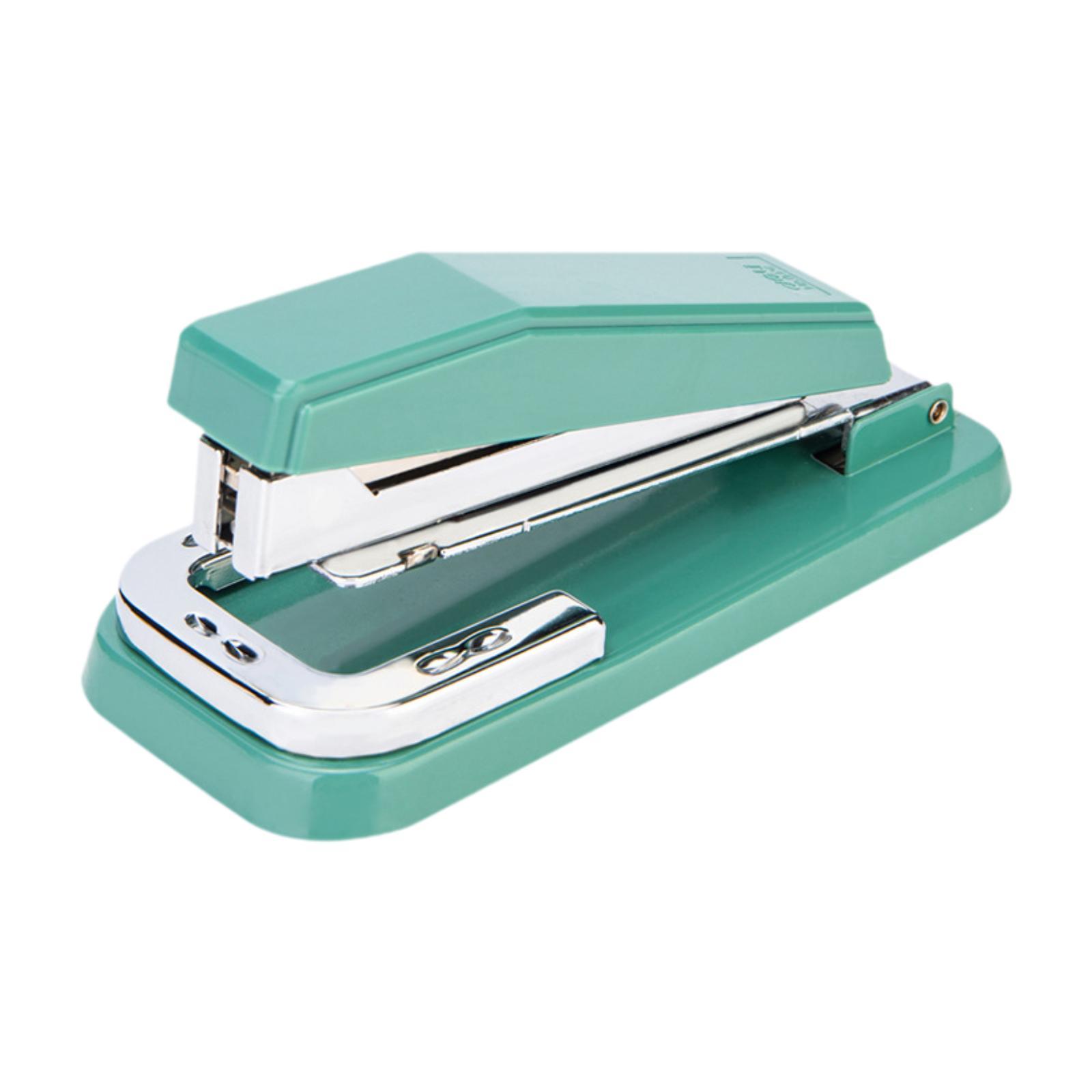 Heavy Duty Stapler Ergonomic Lightweight Desktop Stapler for Booklet Binding Green