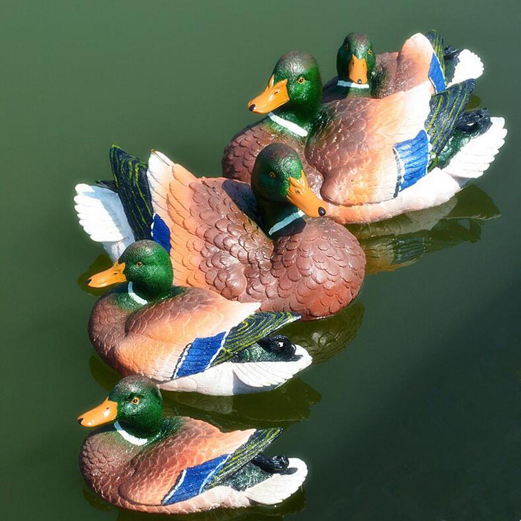 resin duck garden ornaments