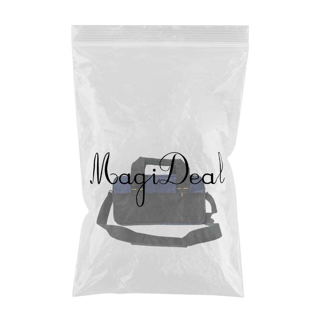 14 inch Wide Mouth Oxford Tool Bag Electricians Tool Bag Organizer