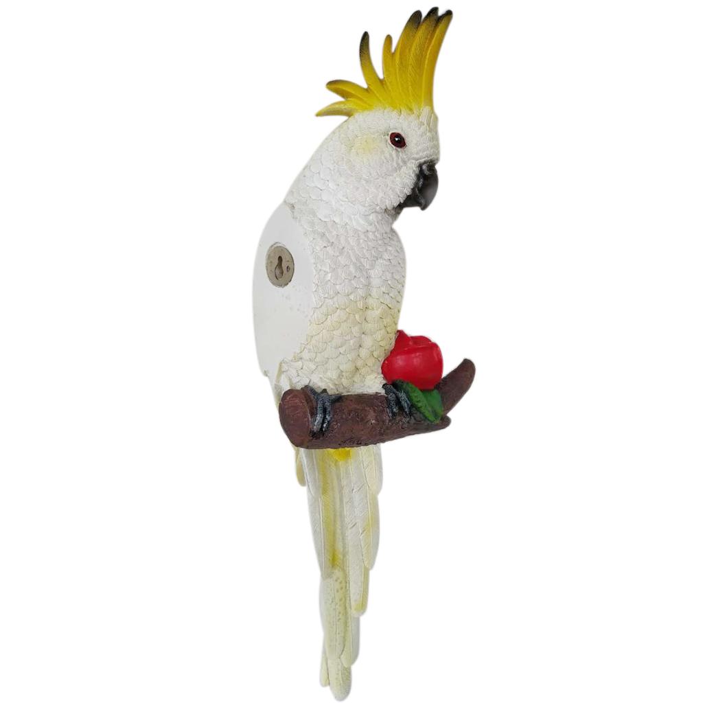 resin parrot statue