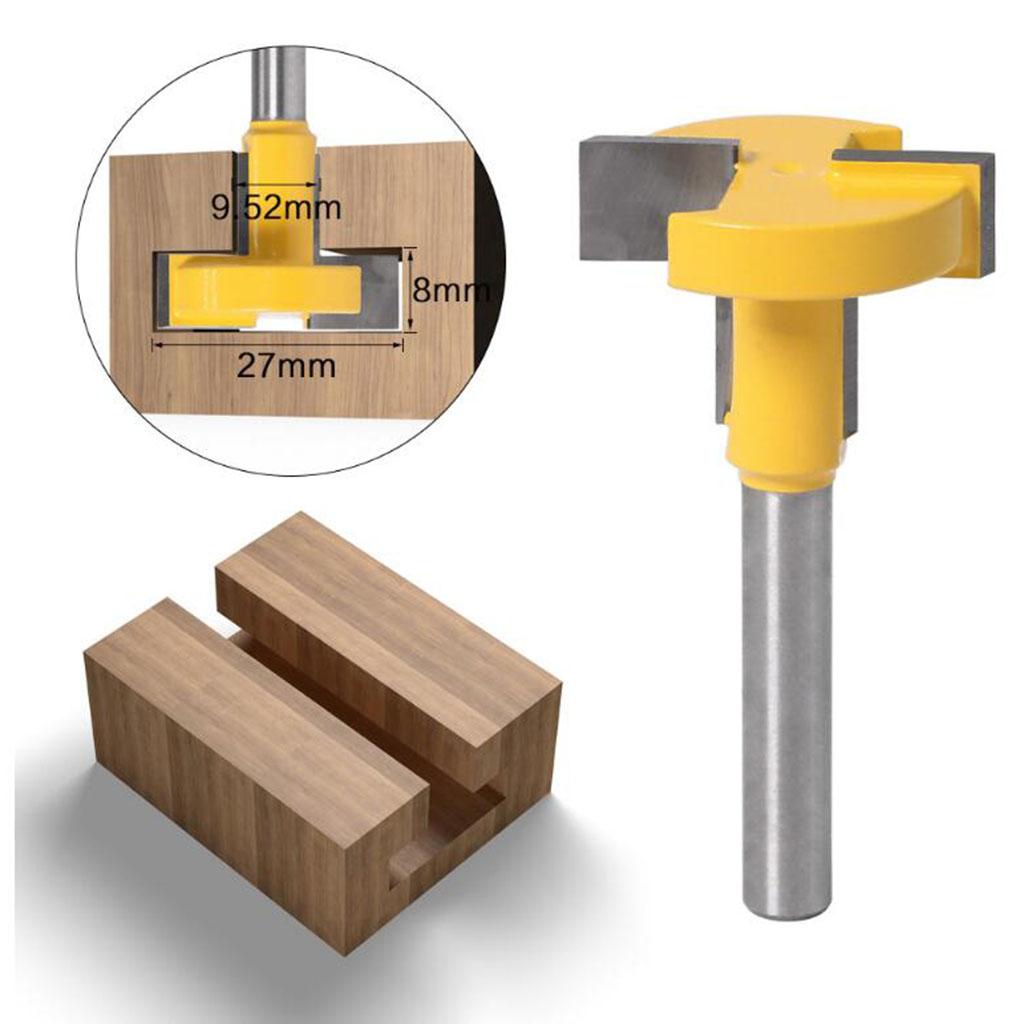 6mm Shank Slotting Cutter Router Bit Woodworking 8mm Thick