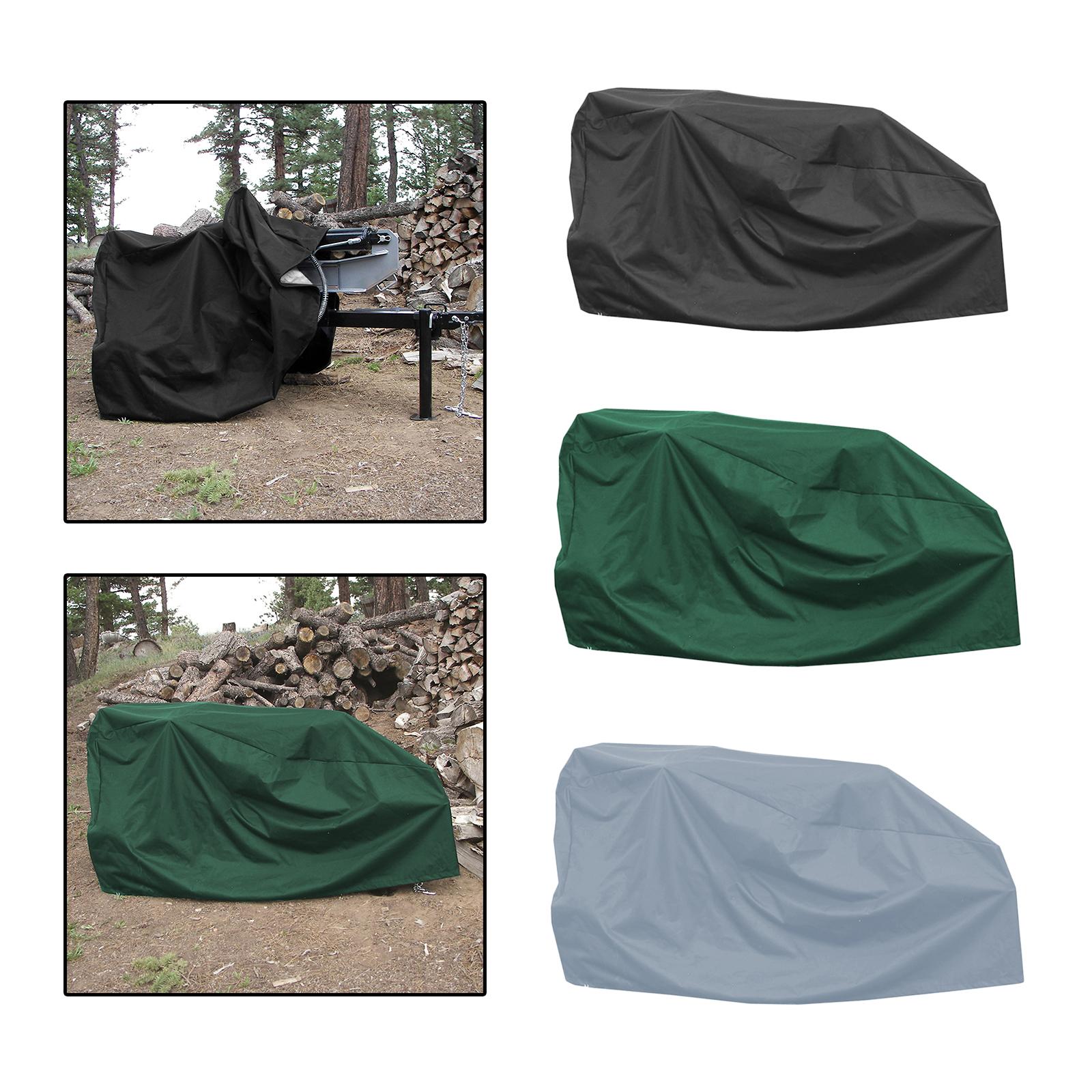 Heavy Duty Log Splitter Rain Cover Against Dust for Garden  Black