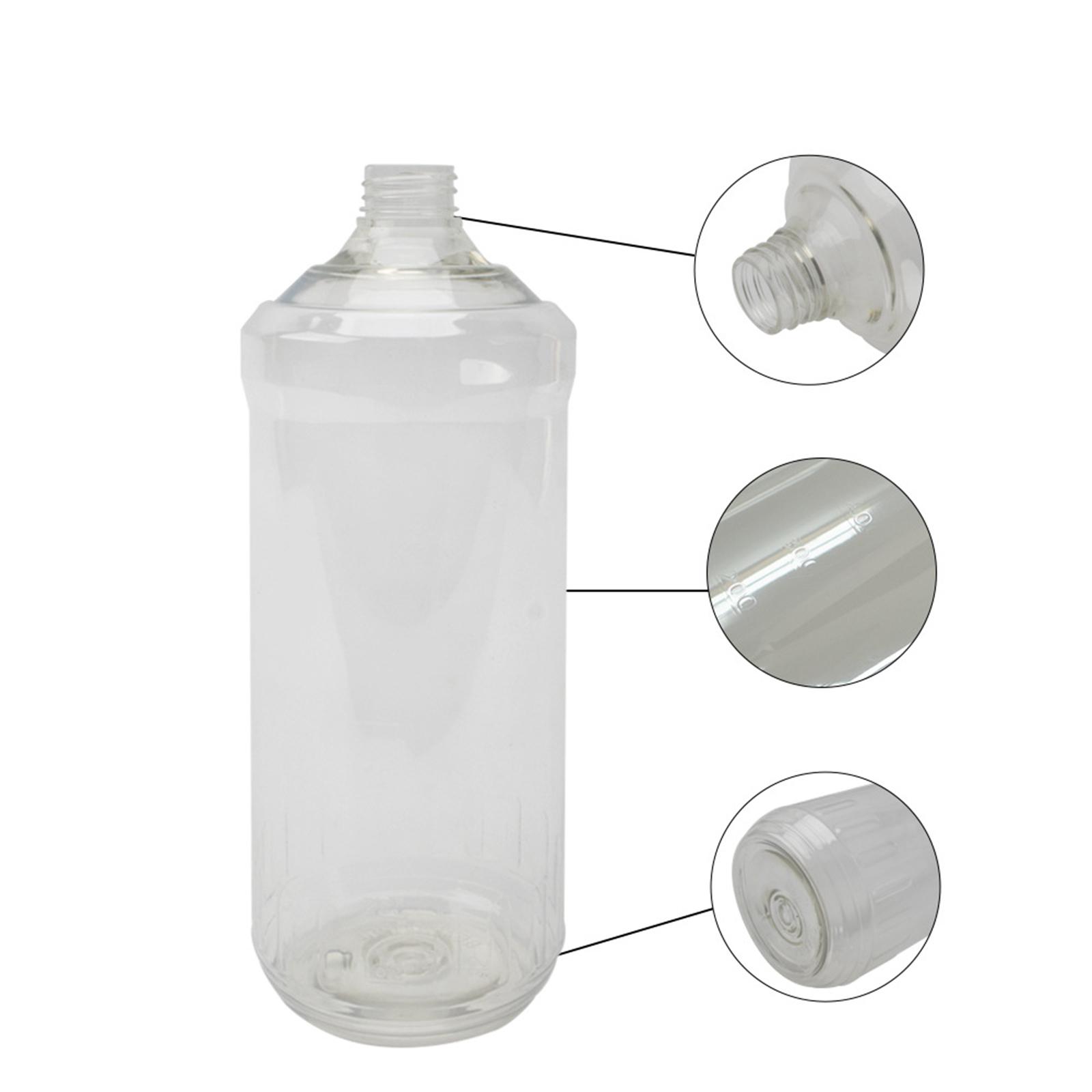 1L Snow Foam Bottle Transparent for Household Cleaning Car Foam Washing