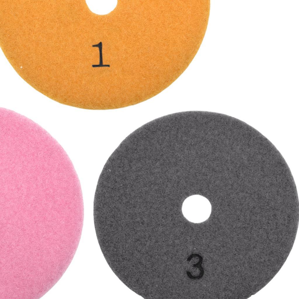 3Pcs Polishing Pads Marble Concrete Polishing Tool Grinding Sanding Disc