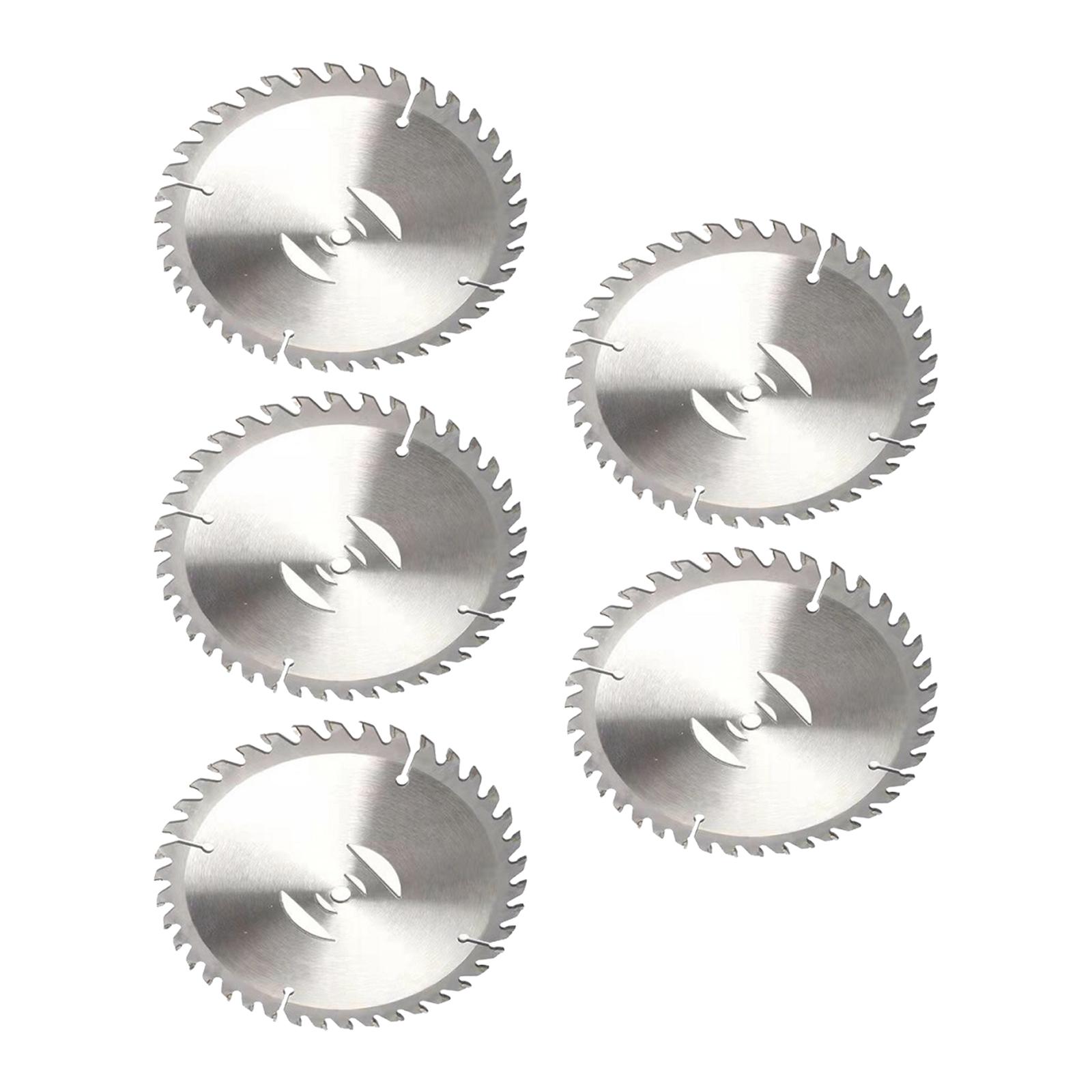 Lawn Mowing Blade Strong Polished Garden Trimmer Blade Replacement Universal 5pcs Round