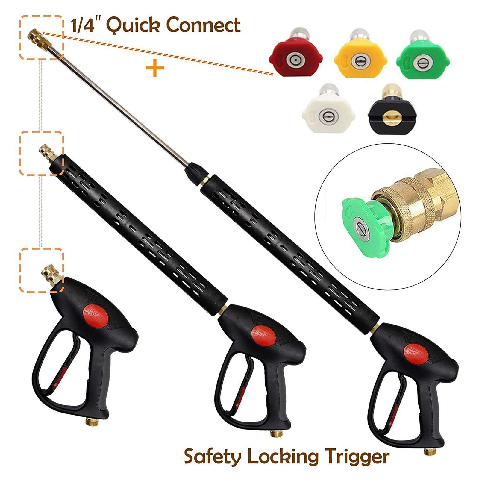 Pressure Washer with Extension Wand Pressure Washer Sprayer Cleaning 4000PSI