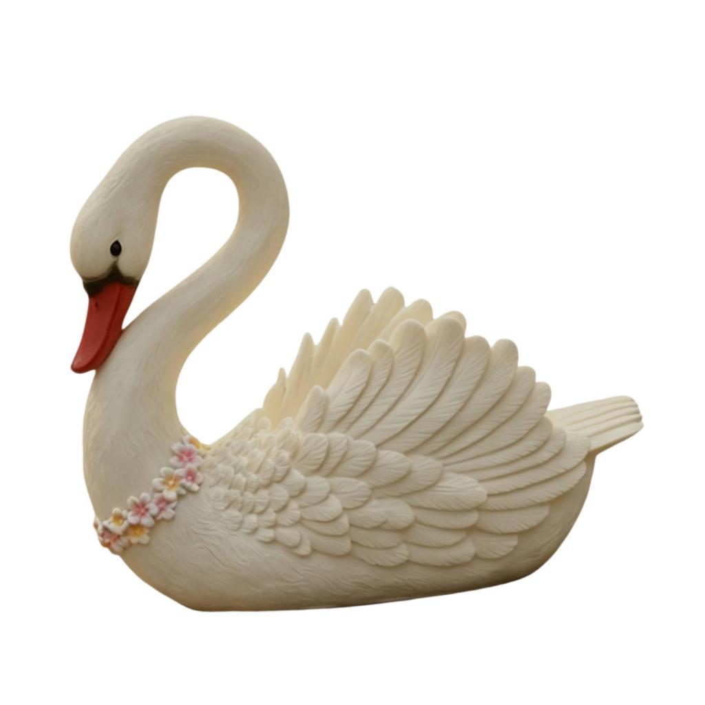 Swan Planter Resin Sculpture