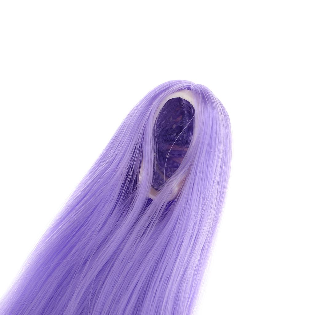 Blue 1:6 Scale Woman Hair Wig For 12/" Female Head Sculpting BJD Dolls