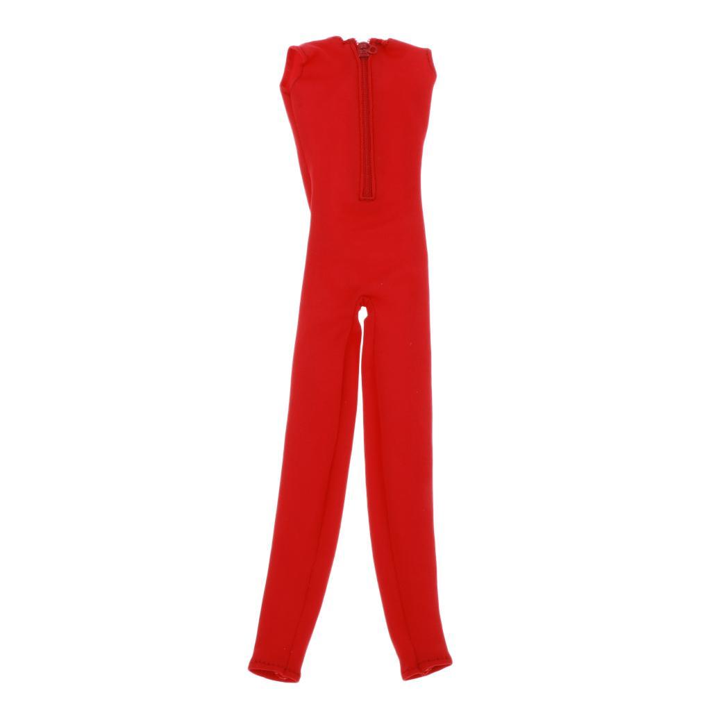 1/6 Scale Cloth Jumpsuit Catsuit Bodysuit for 12'' Female Figure Toy ...