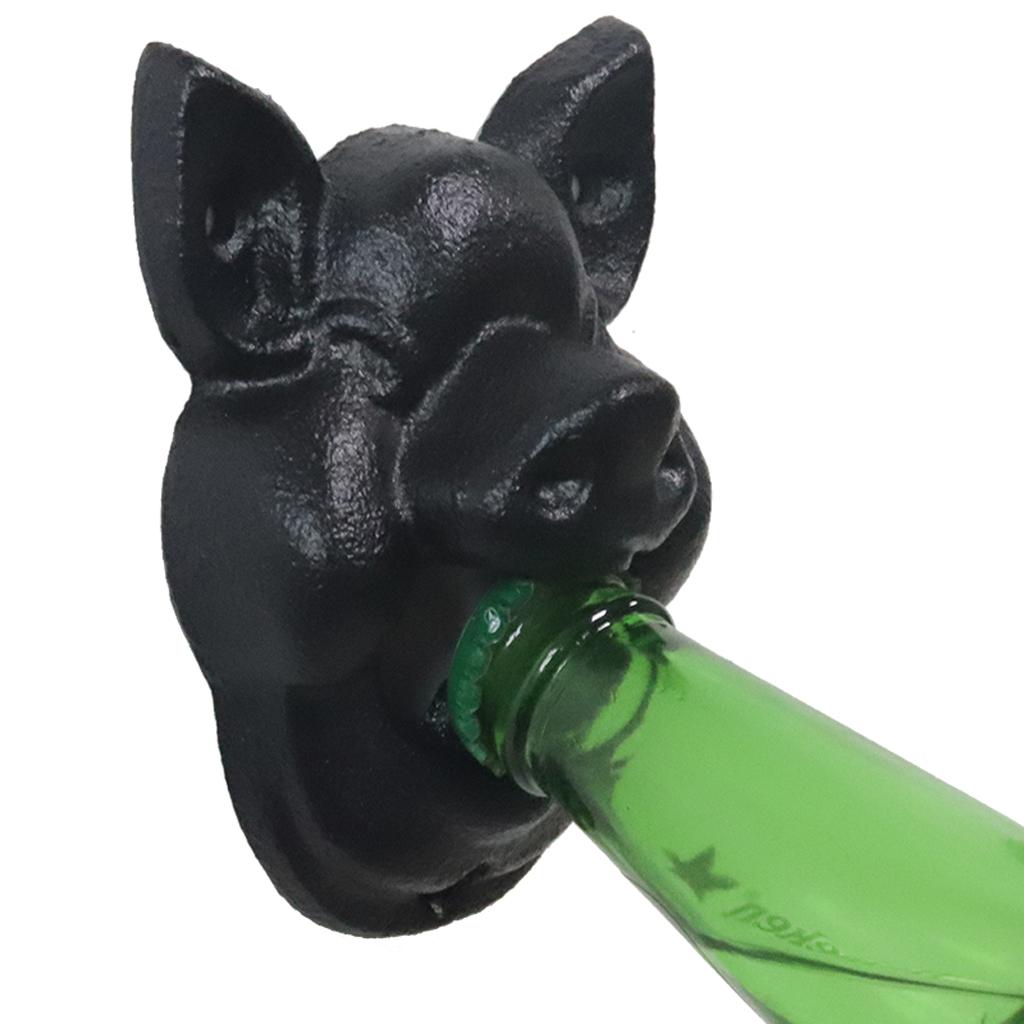 2pcs Wall Mounted Bottle Opener Home Club Bar Kitchen Beer Champagne Opener