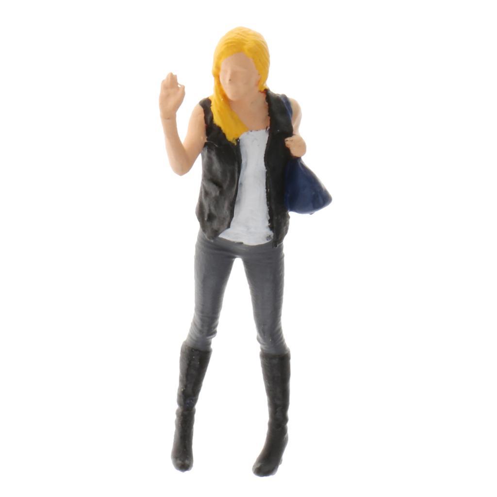 7pcs 1:64 Miniature Men Figure Scene Character Street Figure Model Toys