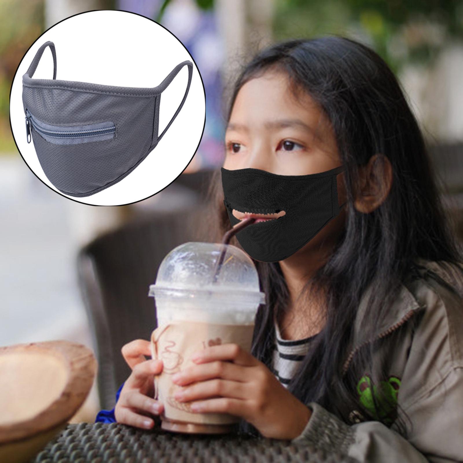 Anti Dust Mouth Covers Reusable and Washable Face Cover Grey