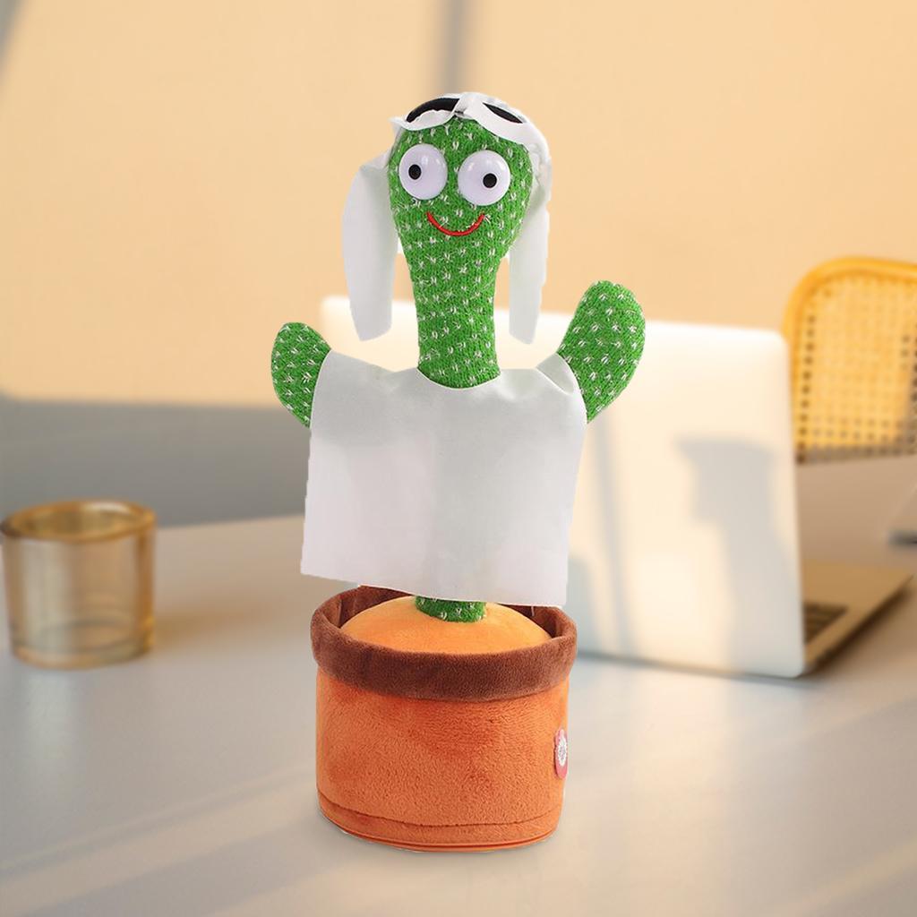 Dancing Cactus Plush Toy Singing Stuffed Plant Toy 3 EN Song Arab