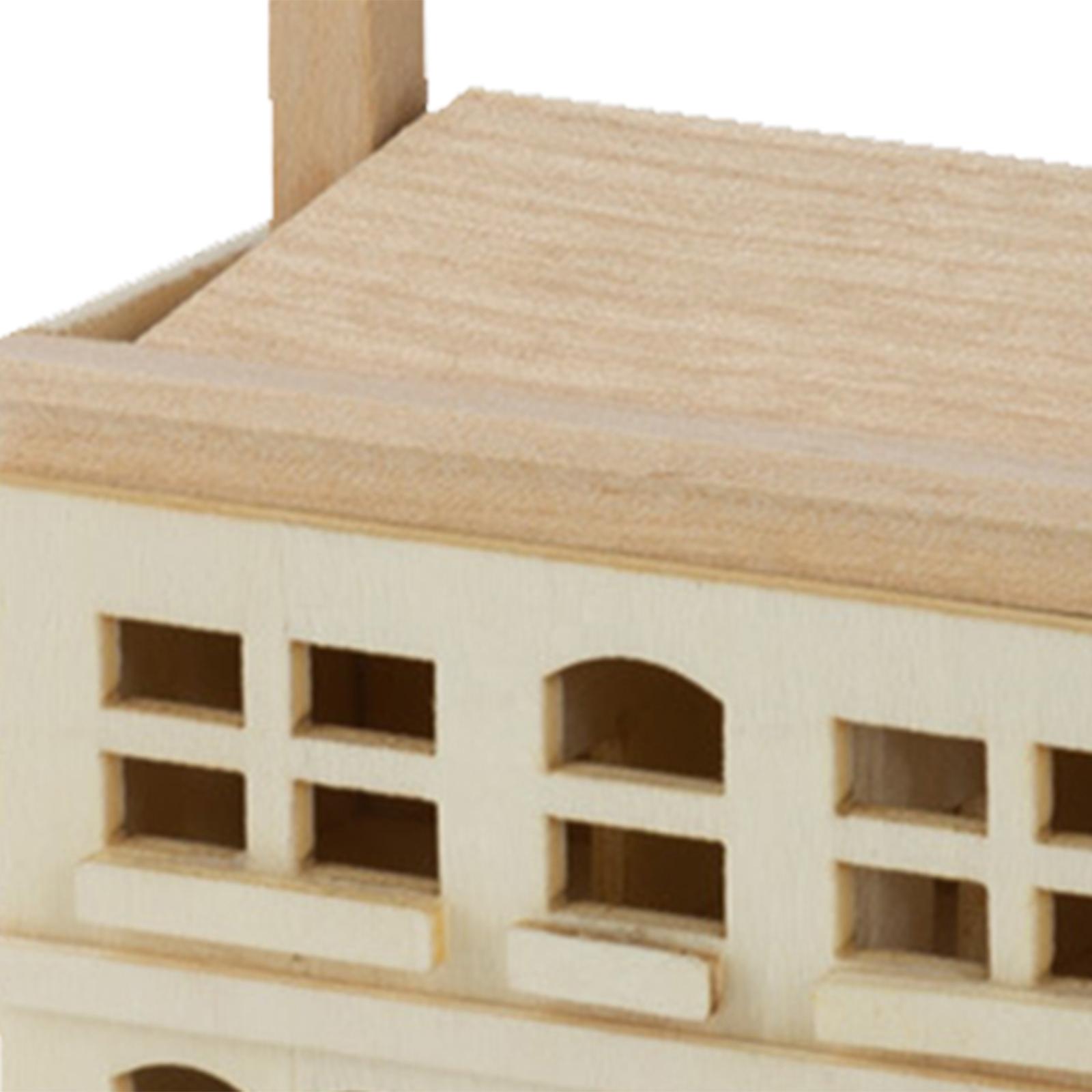 Simulation Wooden Dollhouse Villa for Children Girls Boys Holiday Gifts