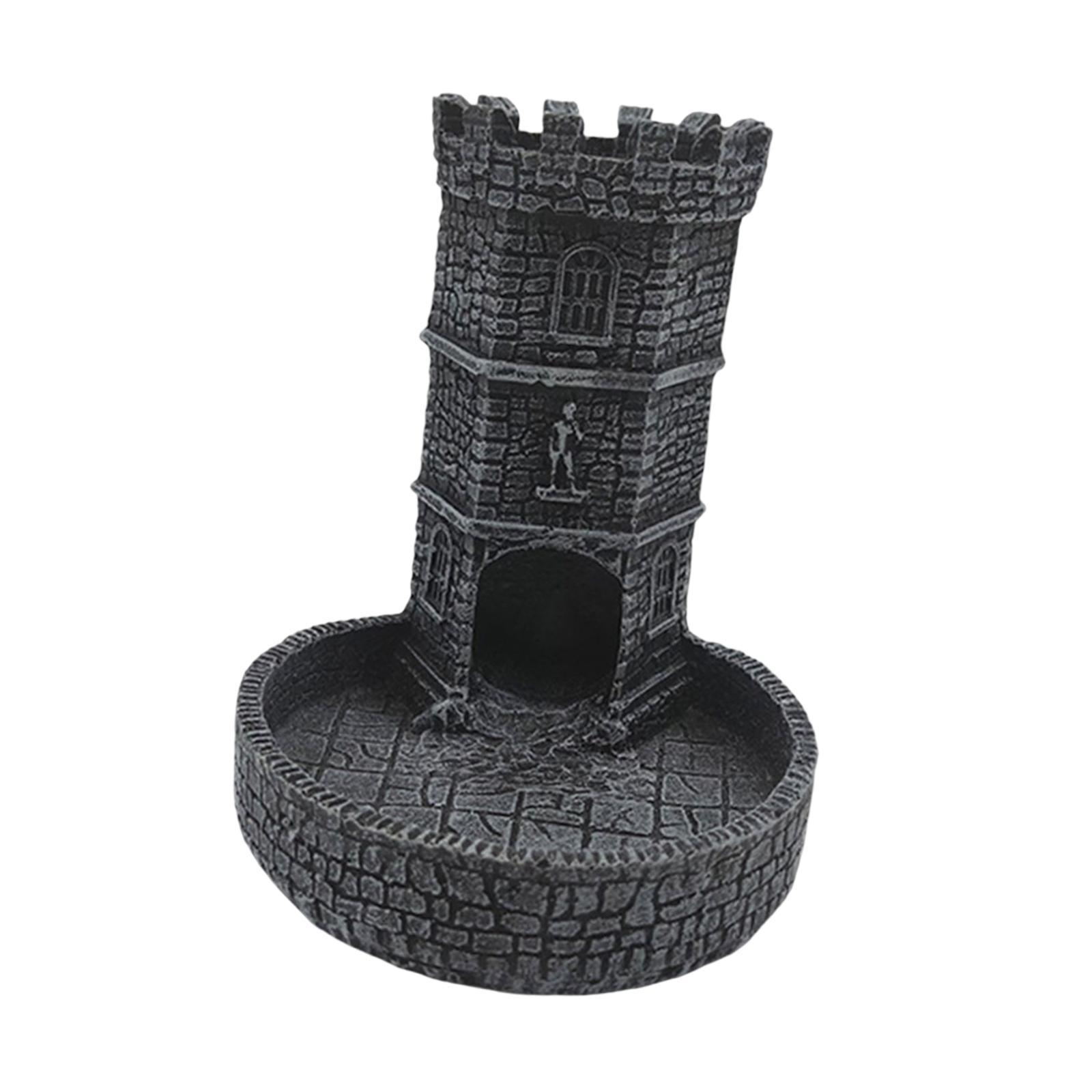 Castle Dice Tower with Tray