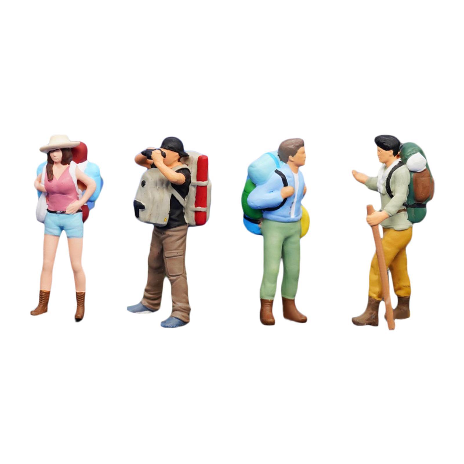 Miniature Figures 4Pcs