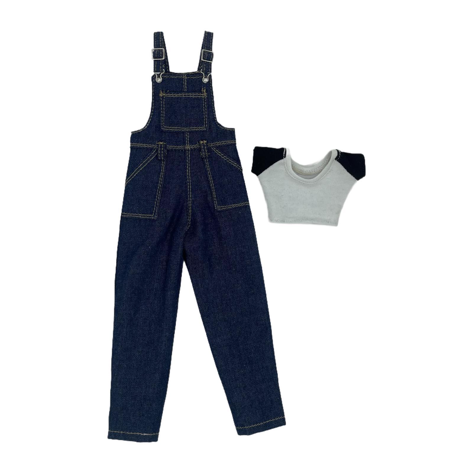 Short Sleeve Bib Overalls Suit