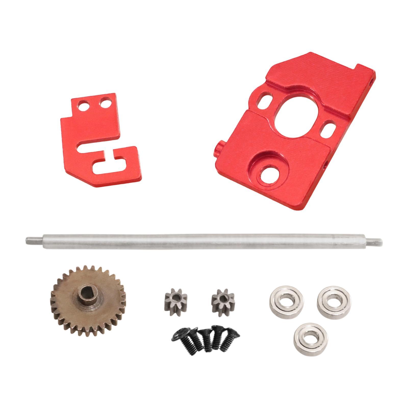 RC Car Motor Mount Red