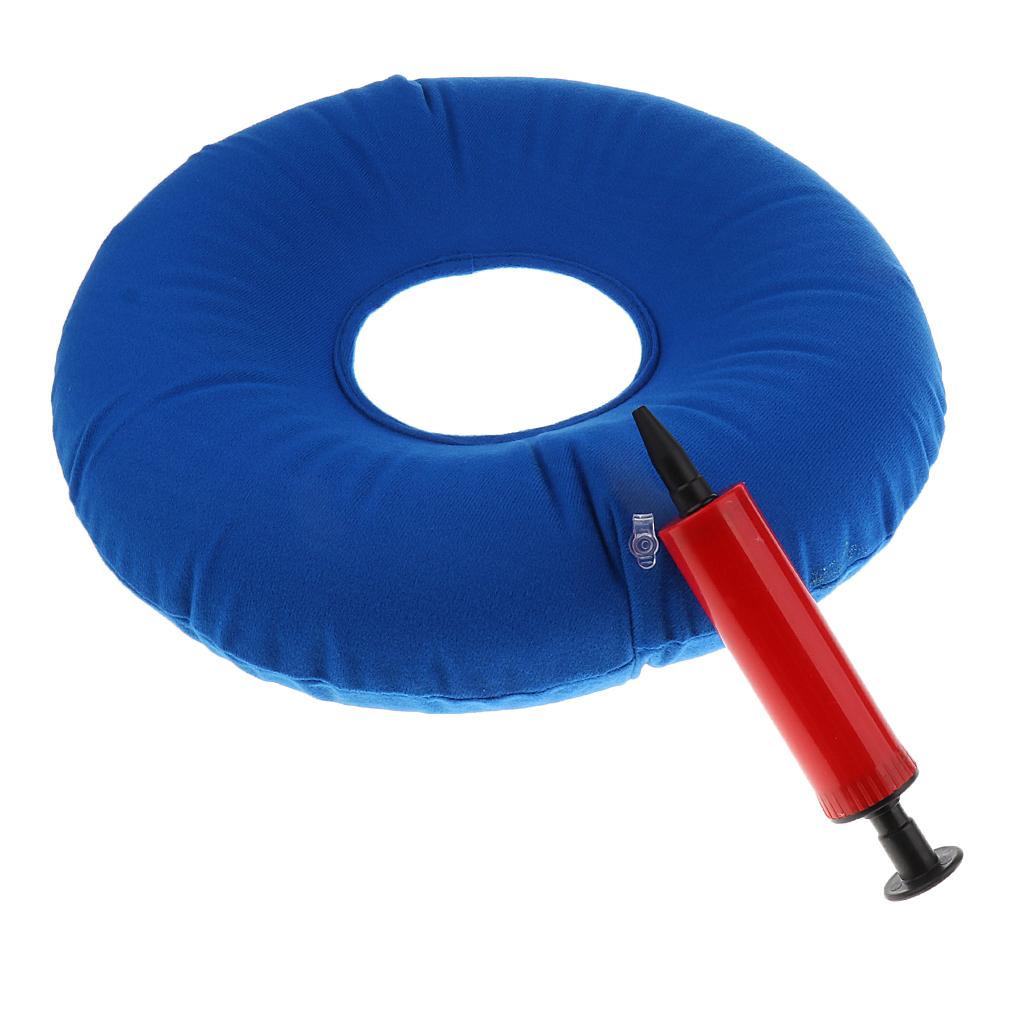 Donut Cushion Inflatable Comfortable Hemorrhoid Pillow for Coccyx Pain