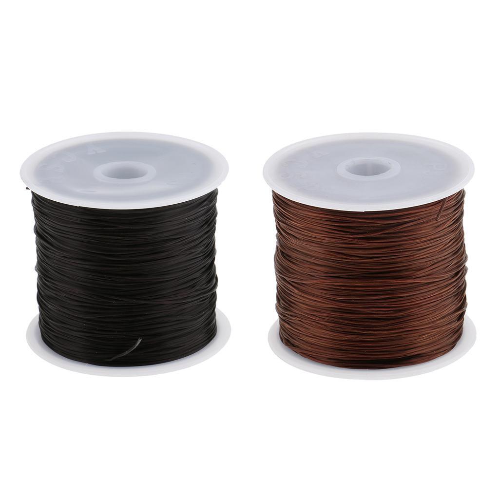 Professional Hair Extensions Weaving Weft Salon Cotton Thread