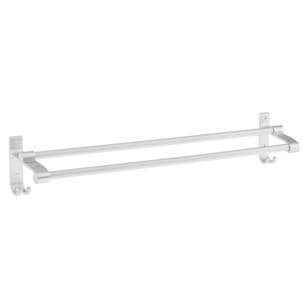 2 de Plata CHWK El Estante Giratorio de Acero Inoxidable para Soporte de riel de Toalla montado en la Pared m/ás Nuevo para la Cocina del ba/ño