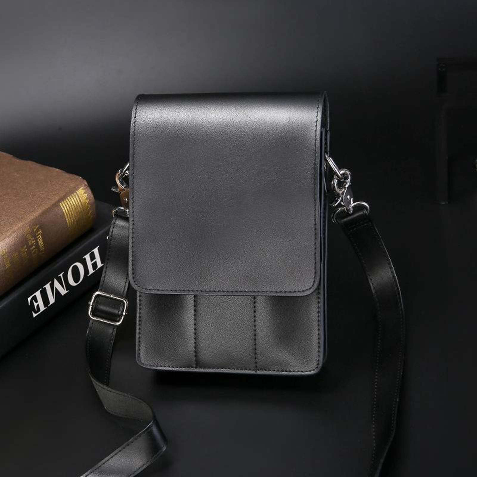 Hairdressing Holster Pouch Waist Bag Belt Scissors Shears Holder Black