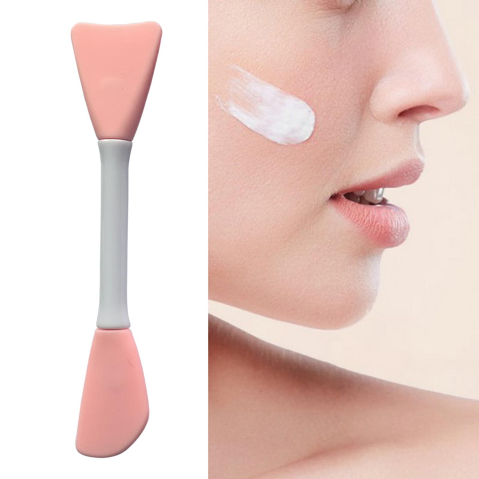 Silicone Mask Brush Double-Headed   Tool pink double side