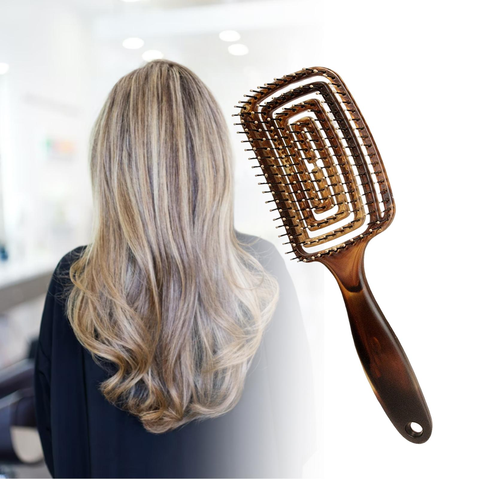 Hair Brush Detangling Tool Blow Drying Styling Comb Rectangle Vent Brush