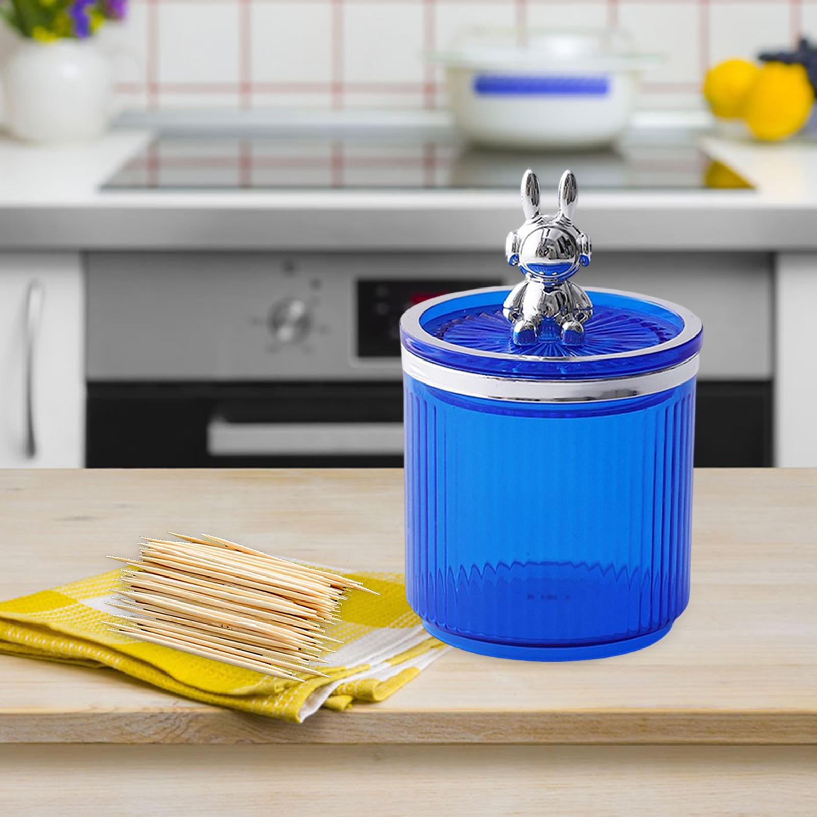 Durable Makeup Pads Holder Multifunctional for Office Dresser Makeup Sponge Blue